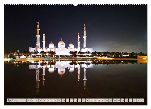Produktbild: Orient - Manama, Abu Dhabi, Dubai, Maskat (Wandkalender 2026 DIN A2 quer), CALVENDO Monatskalender