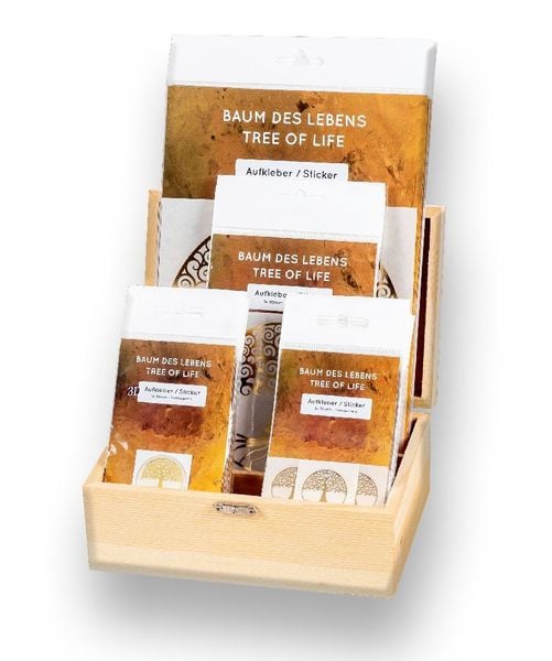 Produktbild: Holzbox Aufkleberset Baum des Lebens