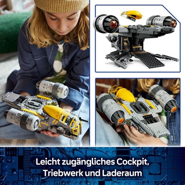 Produktbild: LEGO Star Wars 75447 Razor Crest, Modellbau mit Raumschiff ab 10 Jahren
