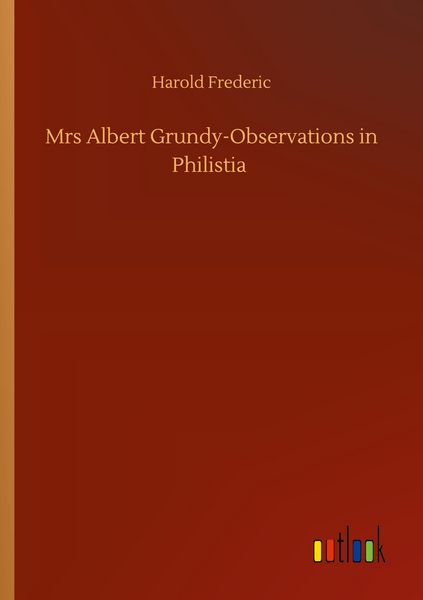 Produktbild: Mrs Albert Grundy-Observations in Philistia