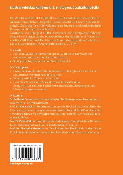 Elektromobilität: Kundensicht, Strategien, Geschäftsmodelle