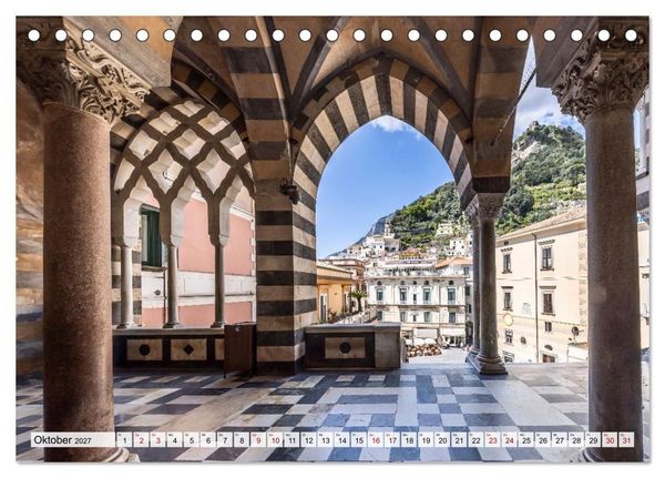 Produktbild: Amalfik&uuml;ste und Capri - Sehnsuchtsorte (Tischkalender 2027 DIN A5 quer), CALVENDO Monatskalender
