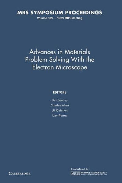 Produktbild: Advances in Materials Problem Solving with the Electron Microscope