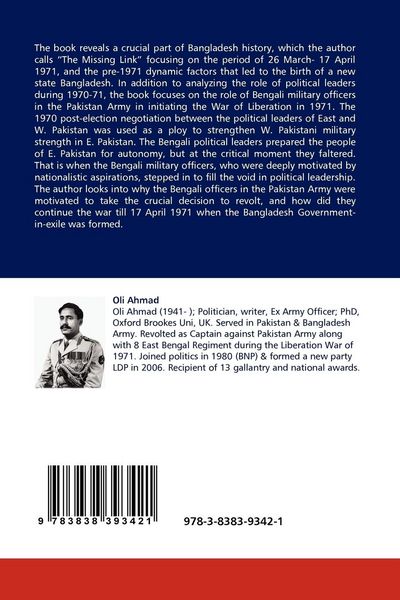 Produktbild: REVOLUTION, MILITARY PERSONNEL AND THE WAR OF LIBERATION IN BANGLADESH