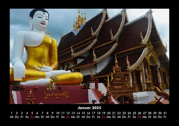 Produktbild: Tempel 2025 Fotokalender DIN A3