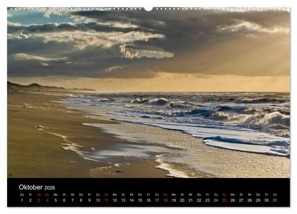 Produktbild: Sylt-Abende - Fotografien von Beate Zoellner (hochwertiger Premium Wandkalender 2026 DIN A2 quer), Kunstdruck in Hochglanz