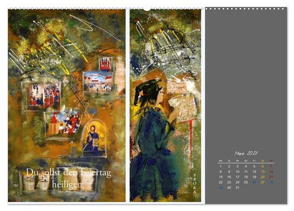 Produktbild: Luther im Netz (hochwertiger Premium Wandkalender 2027 DIN A2 quer), Kunstdruck in Hochglanz