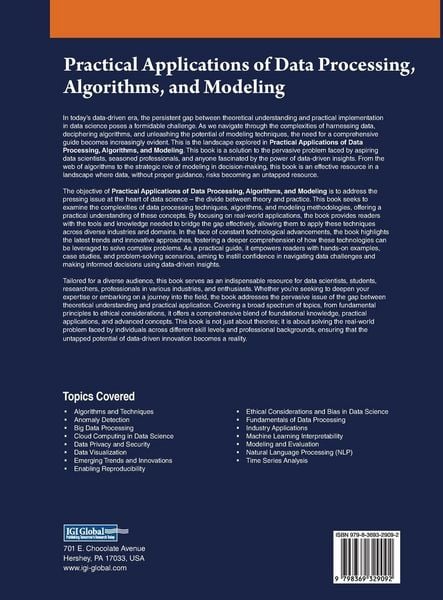 Produktbild: Practical Applications of Data Processing, Algorithms, and Modeling