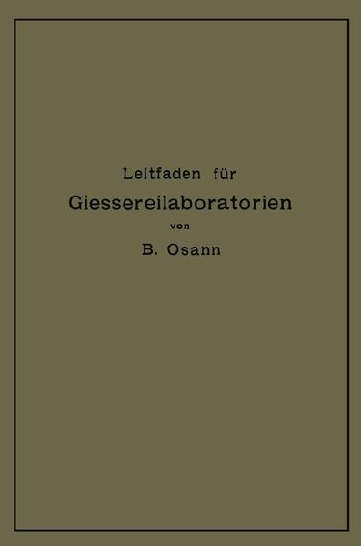 Produktbild: Leitfaden f&uuml;r Gie&szlig;ereilaboratorien