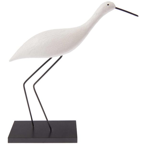 Produktbild: Deko Aufsteller Strandl&auml;ufer, Wei&szlig;, Polyresin, 23 x 5,5 x 25