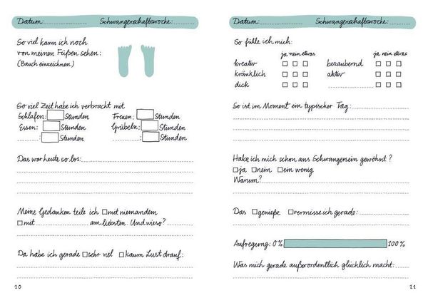 Produktbild: Tagebuch - Meine Schwangerschaft