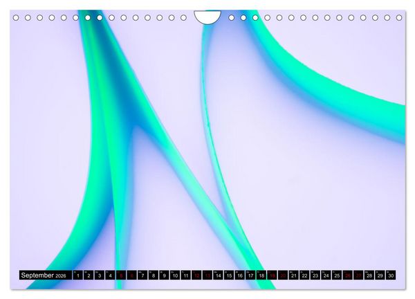 Produktbild: Formen und Farben - Abstrakte Makrofotografie (Wandkalender 2026 DIN A4 quer), CALVENDO Monatskalender