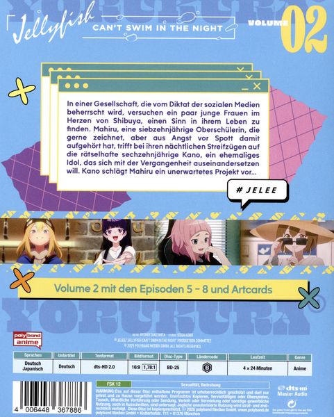 Produktbild: Jellyfish Can't Swim In The Night - Volume 2 - limitierte Edition mit Artcards