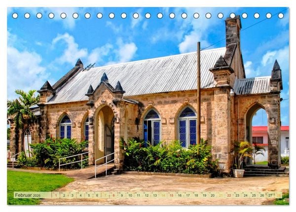 Produktbild: Die kleinen Antillen - Barbados (Tischkalender 2026 DIN A5 quer), CALVENDO Monatskalender