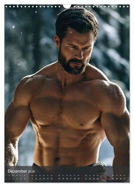 Produktbild: SEXY M&Auml;NNER - Muskeln im M&auml;nnerkalender (Wandkalender 2026 DIN A3 hoch), CALVENDO Monatskalender