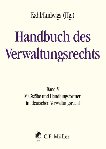 Produktbild: Handbuch des Verwaltungsrechts