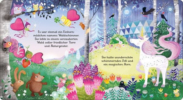 Produktbild: Mein glitzerndes F&uuml;hlbuch: Das Einhorn