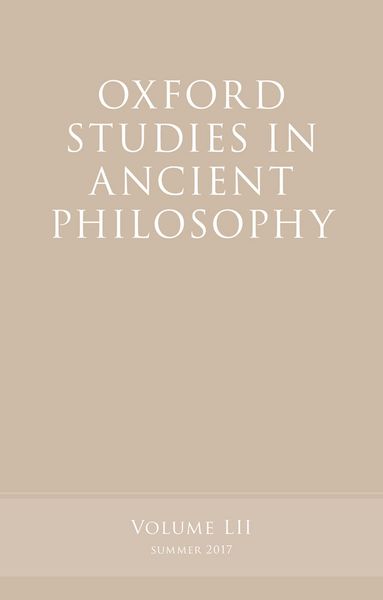 Produktbild: Oxford Studies in Ancient Philosophy, Volume 52