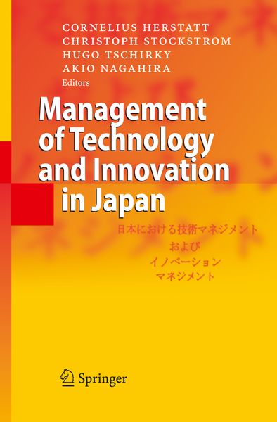 Produktbild: Management of Technology and Innovation in Japan