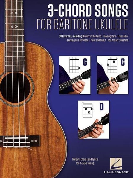 Produktbild: 3-Chord Songs for Baritone Ukulele (G-C-D)