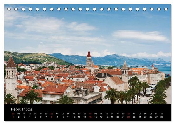 Produktbild: Gr&uuml;&szlig;e aus Kroatien (Tischkalender 2026 DIN A5 quer), CALVENDO Monatskalender