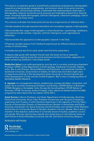 Produktbild: Ethnographic Research in the Social Sciences