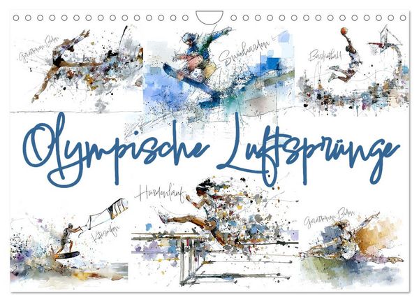 Produktbild: Olympische Luftspr&uuml;nge (Wandkalender 2026 DIN A4 quer), CALVENDO Monatskalender