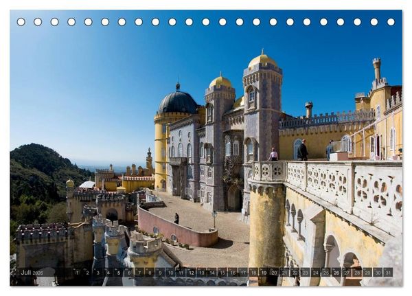Produktbild: Lissabon &ndash; Portugals Metropole (Tischkalender 2026 DIN A5 quer), CALVENDO Monatskalender