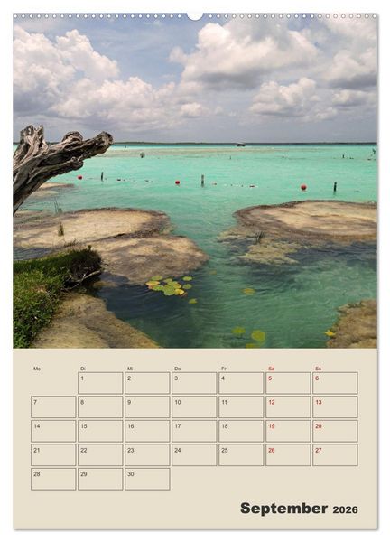 Produktbild: Mexiko Yucat&aacute;n Terminplaner (Wandkalender 2026 DIN A2 hoch), CALVENDO Monatskalender