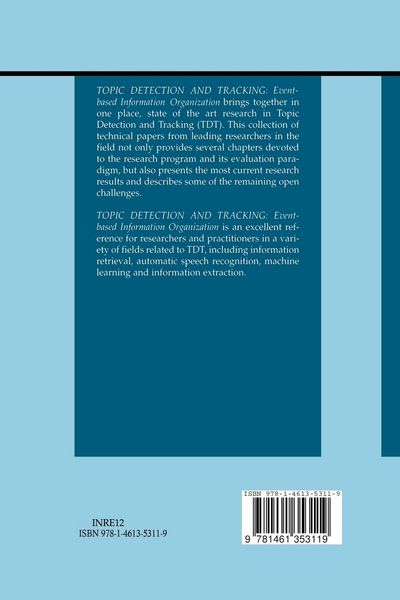 Produktbild: Topic Detection and Tracking