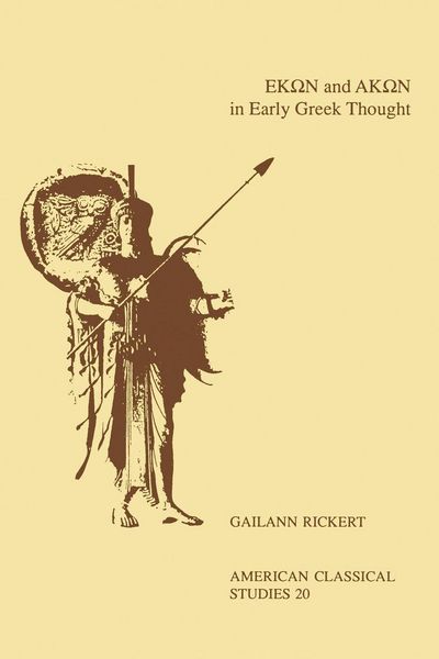 Produktbild: Hekon and Akon in Early Greek Thought