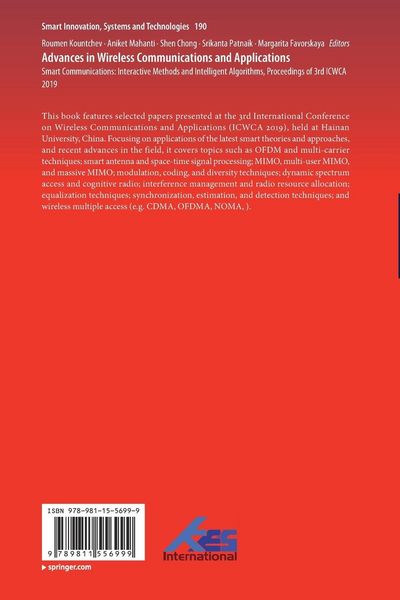 Produktbild: Advances in Wireless Communications and Applications