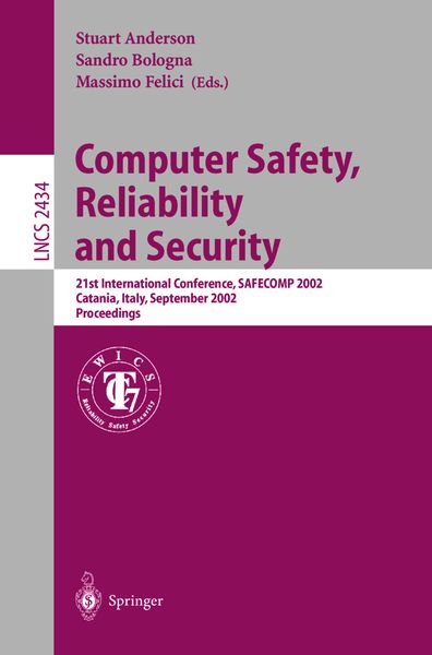 Produktbild: Computer Safety, Reliability and Security
