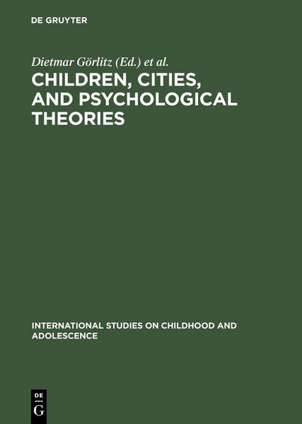 Produktbild: Children, Cities, and Psychological Theories