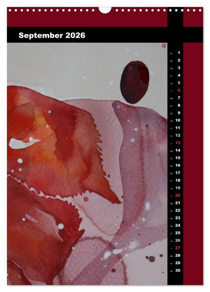 Produktbild: Farbenfrohe Engel (Wandkalender 2026 DIN A3 hoch), CALVENDO Monatskalender