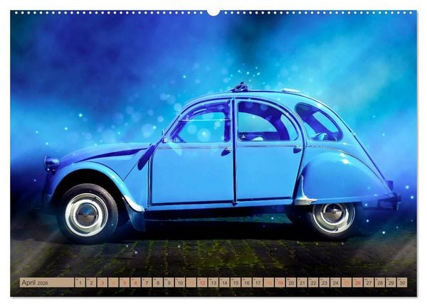 Produktbild: Die Ente - Citro&euml;n 2CV (hochwertiger Premium Wandkalender 2026 DIN A2 quer), Kunstdruck in Hochglanz