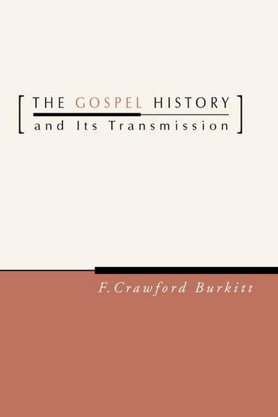 Produktbild: The Gospel History and Its Transmission