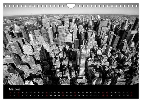 Produktbild: New York 2026 (Wandkalender 2026 DIN A4 quer), CALVENDO Monatskalender