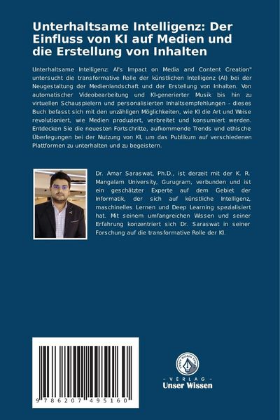Produktbild: Unterhaltsame Intelligenz: Der Einfluss von KI auf Medien und die Erstellung von Inhalten