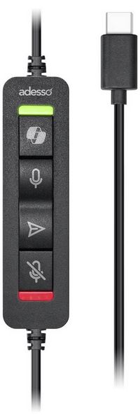 Produktbild: Adesso Xtream P7 AI Copilot Headset On Ear Headset kabelgebunden Stereo schwarz-meliert Headset Computer
