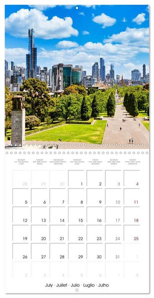 Produktbild: Melbourne - Australia's friendly metropolis (Wall Calendar 2027 12 &times; 12 Inch) CALVENDO 12 Month Wall Calendar