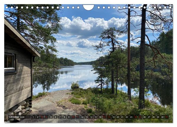 Produktbild: Wandern in Schweden - Einladung in die Natur (Wandkalender 2026 DIN A4 quer), CALVENDO Monatskalender