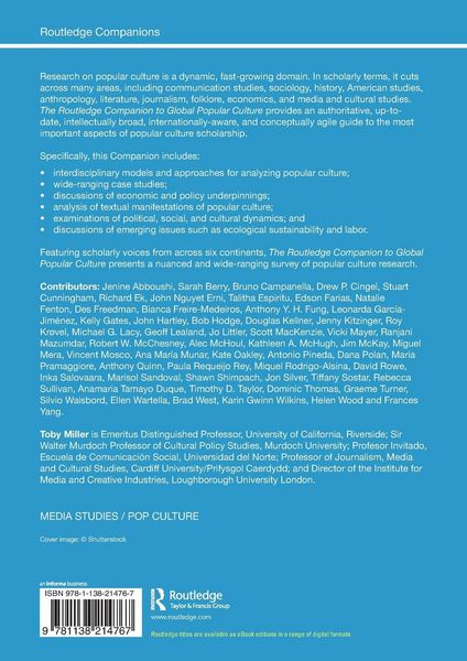 Produktbild: The Routledge Companion to Global Popular Culture