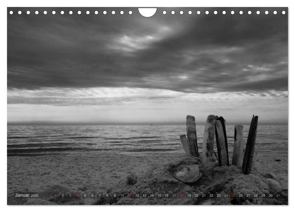 Produktbild: 54&deg;54'57"N 8&deg;19'51"E SYLT (Wandkalender 2026 DIN A4 quer), CALVENDO Monatskalender