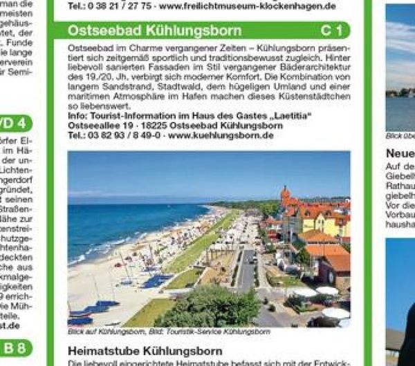 Produktbild: Hansestadt Rostock, Ostseebäder Kühlungsborn, Warnemünde, Graal-Müritz 1:50 000