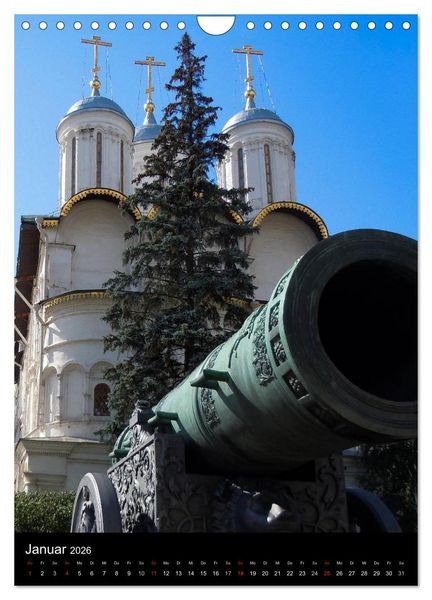 Produktbild: Moskau - Moscow - Ein Stadtportr&auml;t (Wandkalender 2026 DIN A4 hoch), CALVENDO Monatskalender