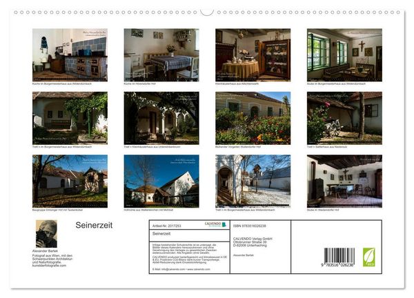 Produktbild: Seinerzeit (hochwertiger Premium Wandkalender 2026 DIN A2 quer), Kunstdruck in Hochglanz