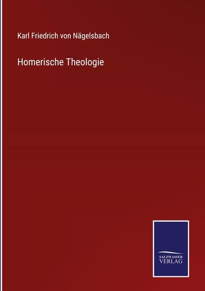 Produktbild: Homerische Theologie