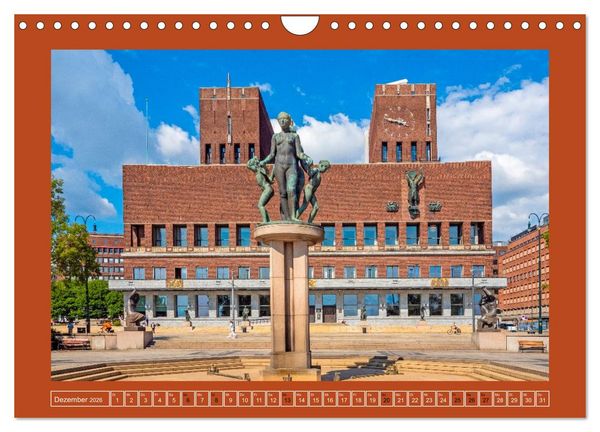 Produktbild: Oslo - Stadt am Fjord (Wandkalender 2026 DIN A4 quer), CALVENDO Monatskalender