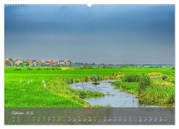 Produktbild: Vietnam von Hanoi bis Phu Quoc Menschen, Landschaften und St&auml;dte (hochwertiger Premium Wandkalender 2026 DIN A2 quer), Kunstdruck in Hochglanz